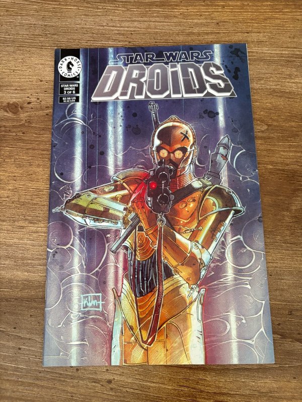 Star Wars Droids #3 (Dark Horse Comics), raw comic book in NM condition — front cover