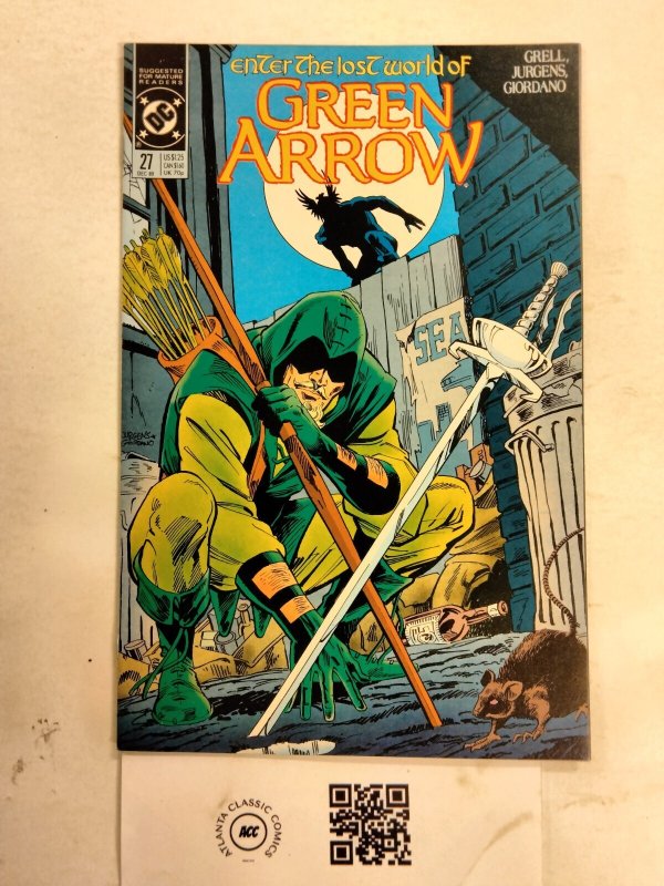 Green Arrow #27 (DC Comics, 2017), raw comic book in NM condition — front cover