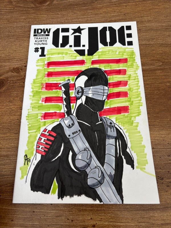 G.I. Joe #1 (IDW Publishing, 2014), raw comic book in NM condition — front cover