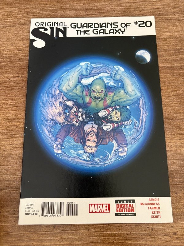 Lot of 5 Guardians of the Galaxy Marvel Comic Books # 20 21 22 0.1 NM 7 J482, raw comic book in NM 0.1 condition — front cover