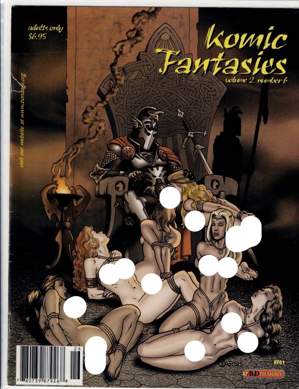 Komic Fantasies Vol.2 #6, raw, ungraded comic book — front cover