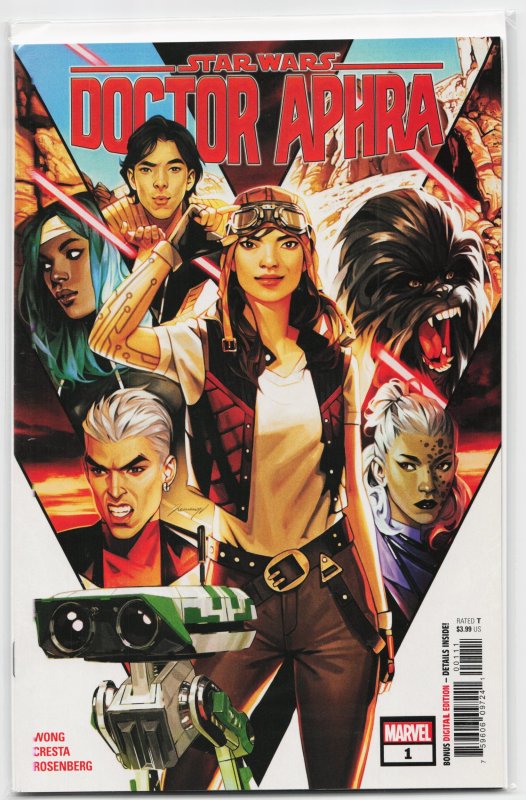 Star Wars: Doctor Aphra #1 (2020), raw, ungraded comic book — front cover
