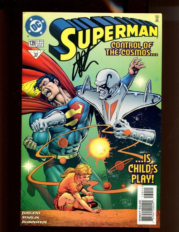 Superman #139 (DC Comics, 1998), raw comic book in 9.0 condition — front cover