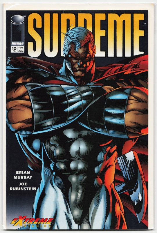 Supreme #10 (Image Comics, 1994), raw, ungraded comic book — front cover