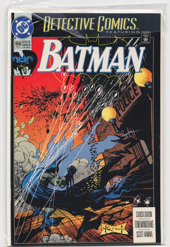 Detective Comics #656 (DC Comics, 1993), raw, ungraded comic book — front cover