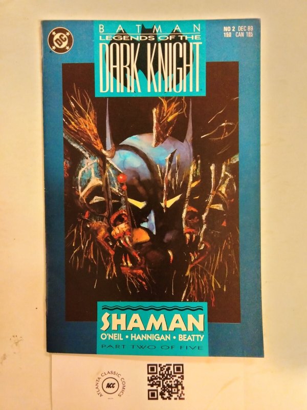Batman Legends of the Dark Knight #2 (DC Comics, 1989), raw comic book in NM condition — front cover