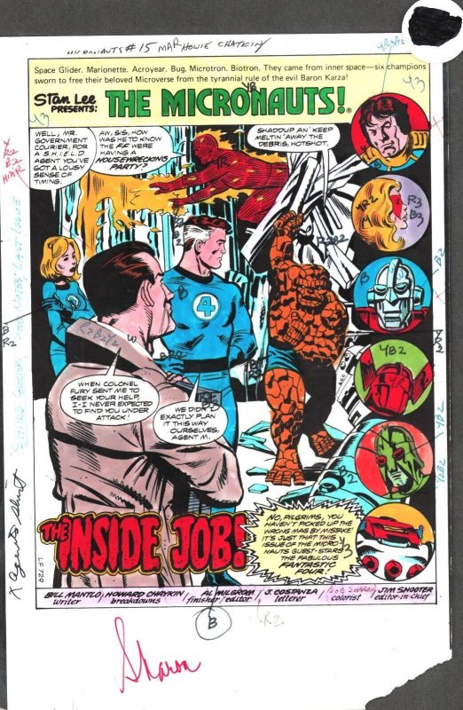 The Micronauts #15 (Marvel Comics, 1979), raw, ungraded comic book — front cover
