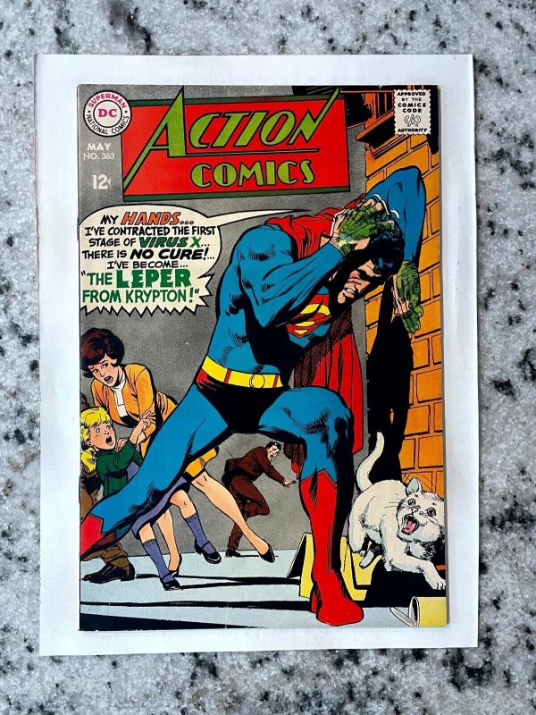 Action Comics #363 (DC Comics, 1968), raw comic book in NM- condition — front cover