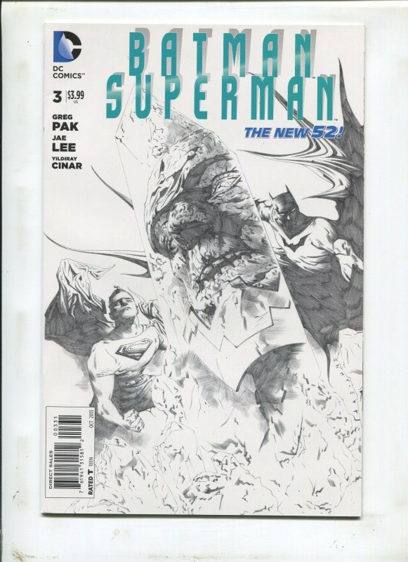 Batman Superman #3 (DC Comics, 2013), raw comic book in 9.2 condition — front cover