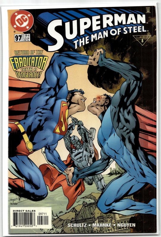 Superman: The Man of Steel #97 (DC Comics, 2000), raw, ungraded comic book — front cover