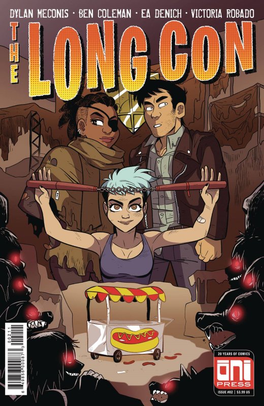 The Long Con #2 (Oni Press, 2018), raw, ungraded comic book — front cover