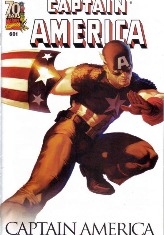 Captain America #601C (Marvel Comics), raw comic book in NM condition — front cover