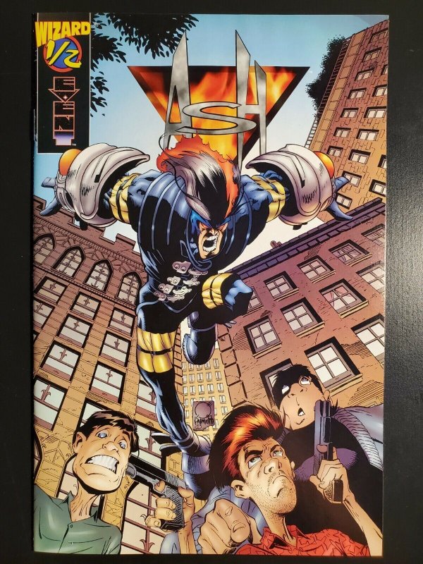 Ash #1/2 (1997), raw comic book in NM condition — front cover