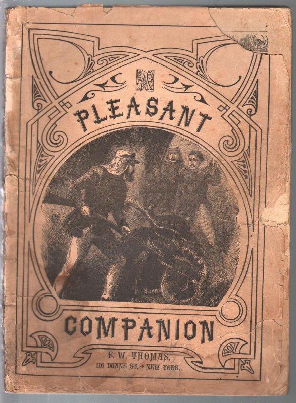 Pulp: Pleasant Companion 1879-Idle Hour-People's Magazine-adventure Stories-FR, raw comic book in FR condition — front cover