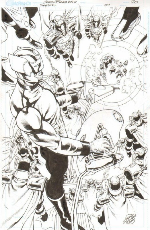 Sinestro #7 (2015), raw, ungraded comic book — front cover