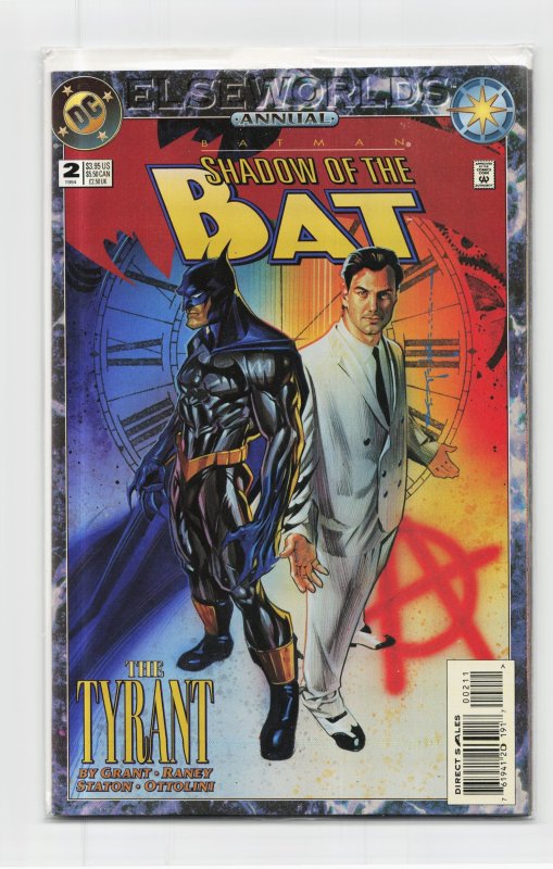 Batman: Shadow of the Bat Annual #2 (DC Comics, 1994), raw, ungraded comic book — front cover