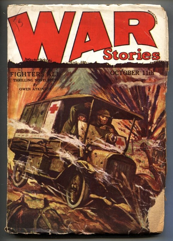 Pulp: War Stories Pulp October #11, raw, ungraded comic book — front cover