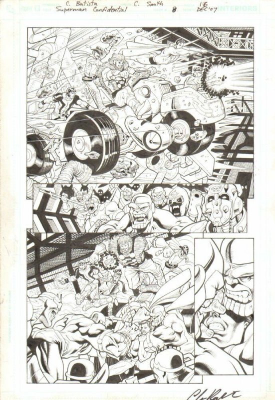 Superman Confidential #8 (2008), raw, ungraded comic book — front cover
