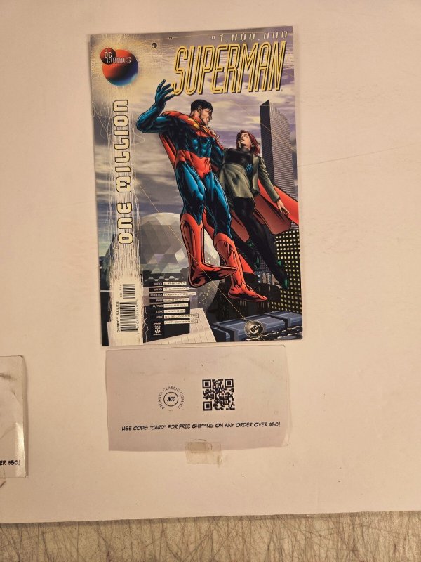 Superman #1,000,000 NM DC Comic Books Justice League 25 Hh131 (DC Comics), raw comic book in NM condition — front cover