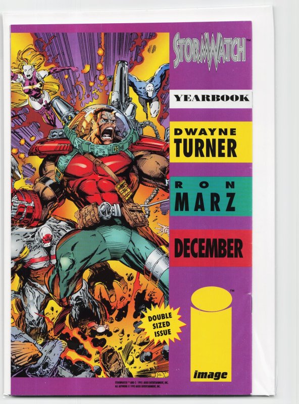StormWatch Yearbook #1 (Image Comics, 1993), raw, ungraded comic book — front cover