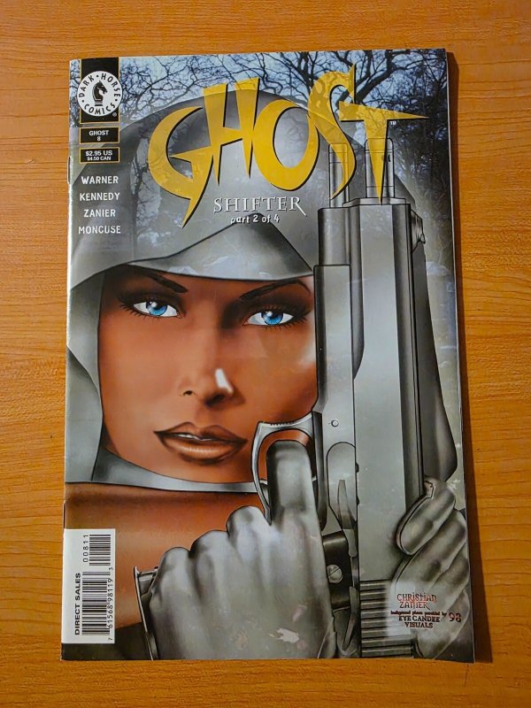 Ghost #8 (Dark Horse Comics, 1999), raw comic book in NM condition — front cover