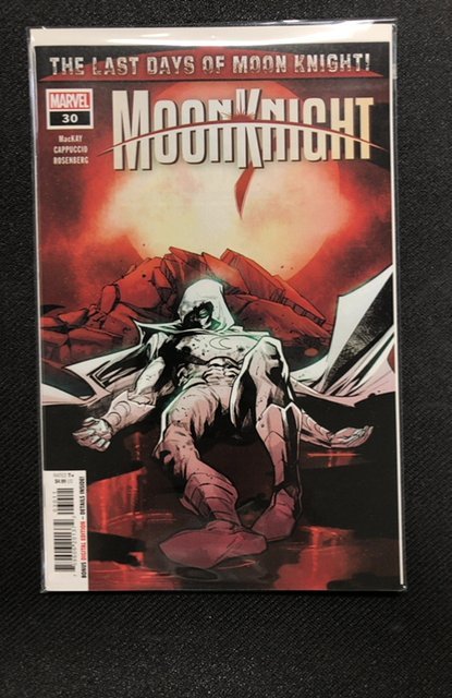 Moon Knight #30 (Marvel Comics, 2024), raw, ungraded comic book — front cover