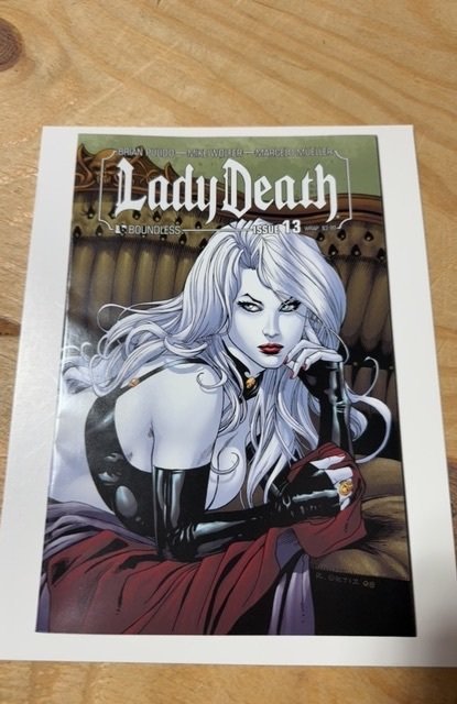 Last Death #13, raw comic book in NM condition — front cover