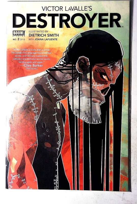 Victor LaValle's Destroyer #2 (Boom! Studios, 2017), raw, ungraded comic book — front cover