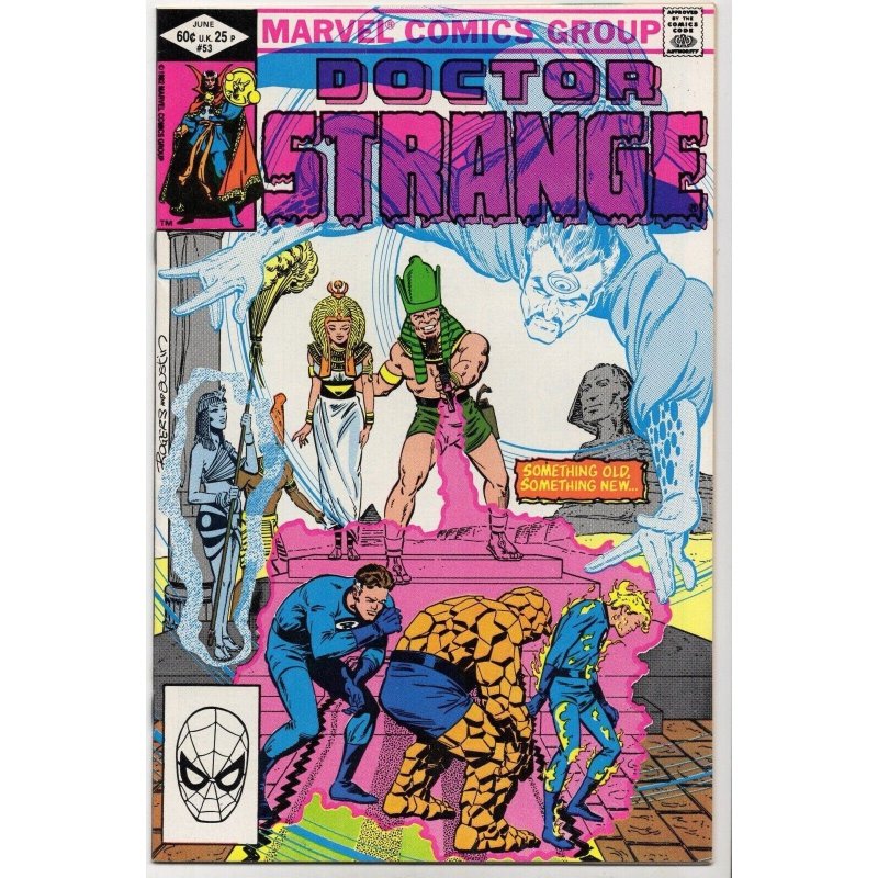 Doctor Strange #53 (Marvel Comics, 1982), raw comic book in VF/NM 9.0 condition — front cover