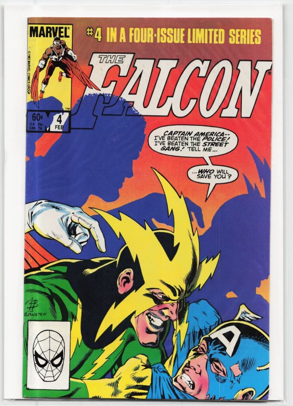 The Falcon #4 (Marvel Comics, 1984), raw, ungraded comic book — front cover