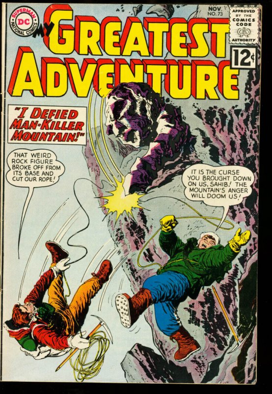 My Greatest Adventure #73 (DC Comics), raw comic book in VG condition — front cover