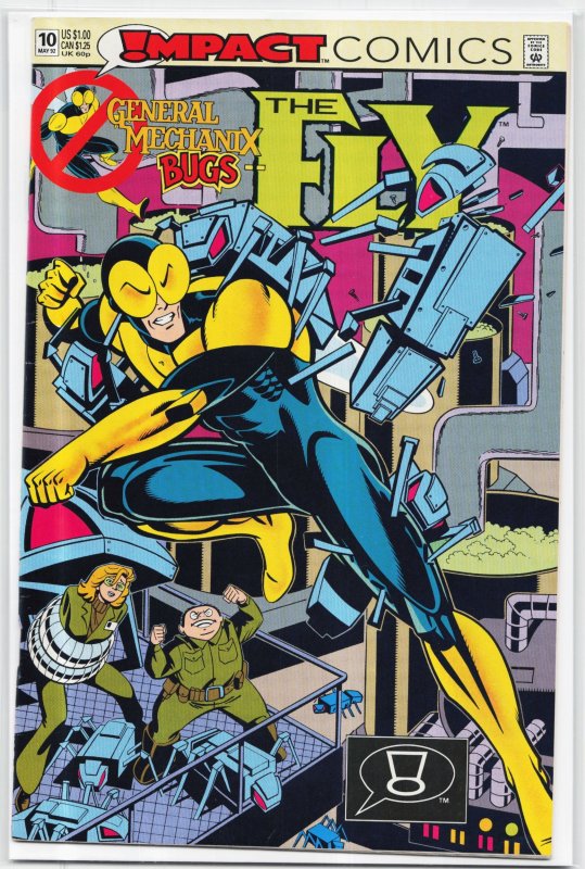The Fly #10 (1992), raw, ungraded comic book — front cover