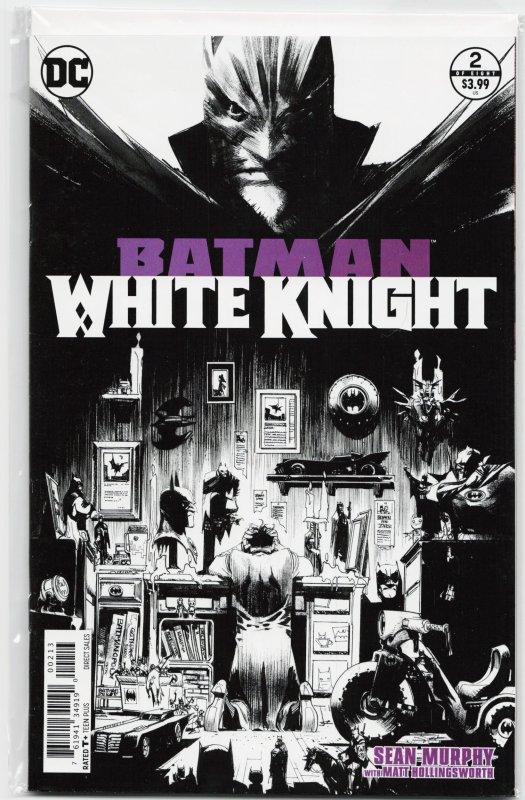 Batman: White Knight #2 (DC Comics, 2018), raw, ungraded comic book — front cover