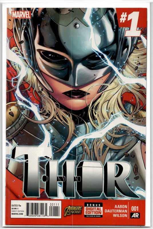 Thor #1 (Marvel Comics, 2014), raw, ungraded comic book — front cover