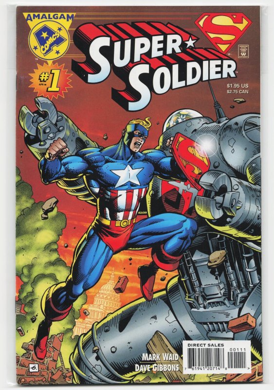 Super Soldier (1996) Super Soldier (Marvel Comics, 1996), raw, ungraded comic book — front cover