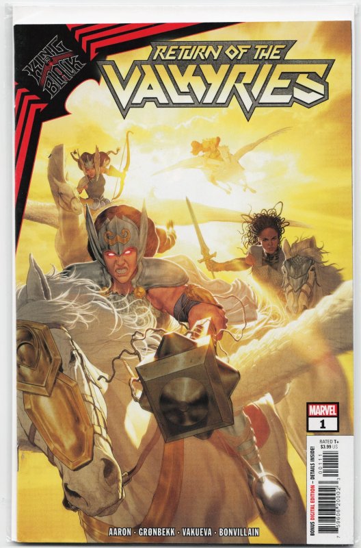 King in Black: Return of the Valkyries #1 (2021), raw, ungraded comic book — front cover