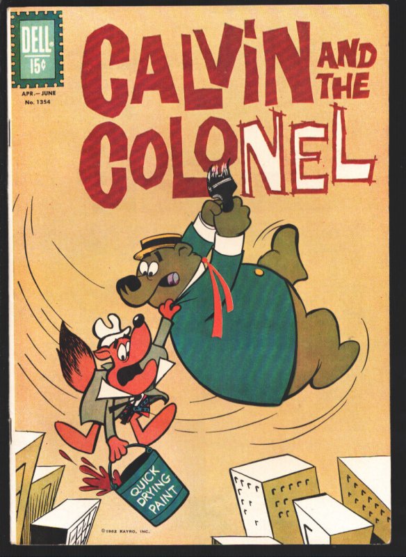 Four Color #1354 (Dell Comics, 1962), raw comic book in VF+ condition — front cover
