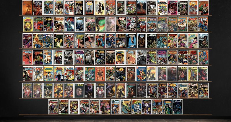Huge Lot 120+ Comics with Legion of Super Heroes, the Avengers & More!, raw, ungraded comic book — front cover