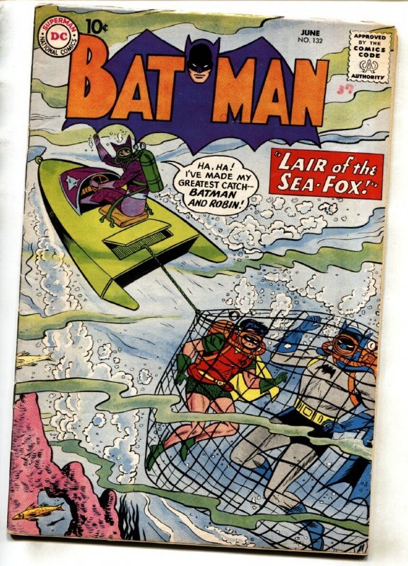 Batman #132 (DC Comics), raw, ungraded comic book — front cover