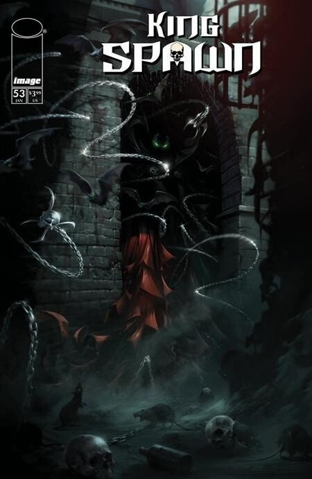 King Spawn #53 (Image Comics, 2026), raw, ungraded comic book — front cover