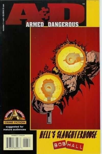 Armed and Dangerous Hell's Slaughterhouse #1 (1996), raw comic book in VF condition — front cover