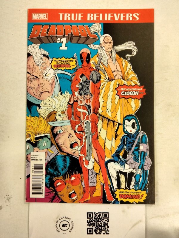 True Believers Deadpool #1 (Marvel Comics), raw comic book in NM condition — front cover