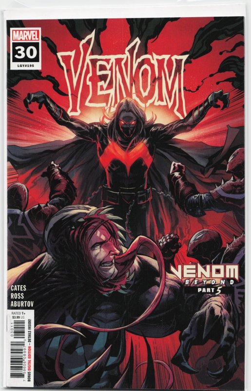 Venom #30 (Marvel Comics, 2021), raw, ungraded comic book — front cover