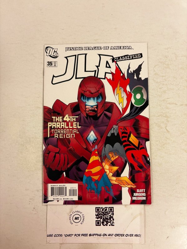 JLA Classified #35 (DC Comics, 2007), raw comic book in NM condition — front cover