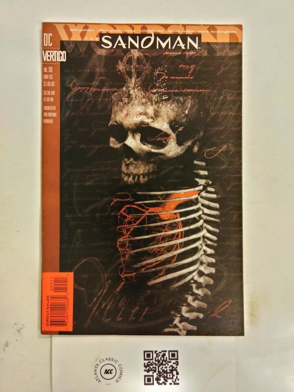 Sandman #55 (DC Comics), raw comic book in VF condition — front cover