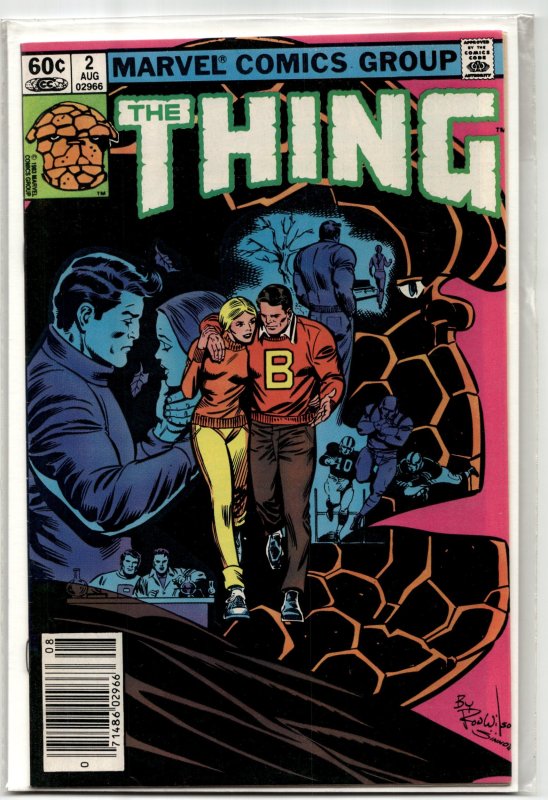 The Thing #2 (Marvel Comics, 1983), raw, ungraded comic book — front cover