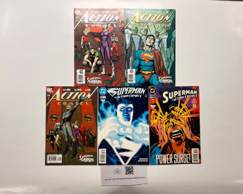 5 Action Comics DC Comic Books # 698 738 860 861 862 Superman Flash 32 JS42, raw, ungraded comic book — front cover