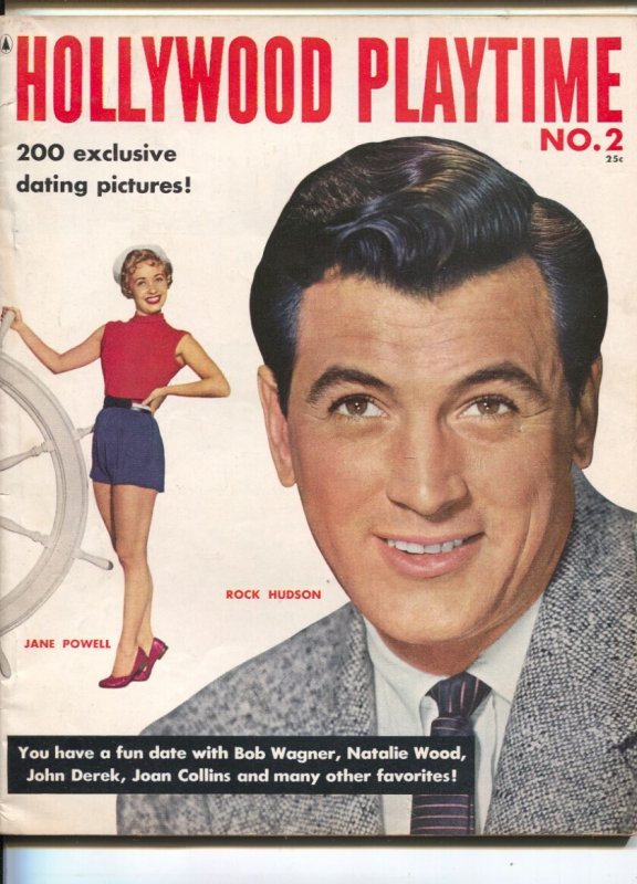 MAG: Hollywood Playtime #2 (1956), raw, ungraded comic book — front cover