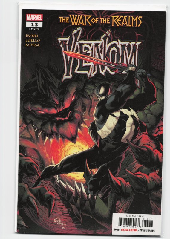 Venom #13 (Marvel Comics, 2019), raw, ungraded comic book — front cover