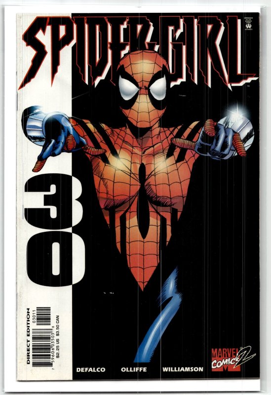Spider-Girl #30 (Marvel Comics, 2001), raw, ungraded comic book — front cover